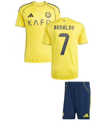 Al Nassr Ronaldo 7 25/26 Home kit Kids