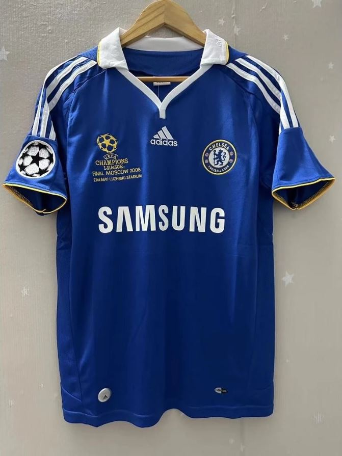 Chelsea 2008 UCL Final Retro Home Shirt