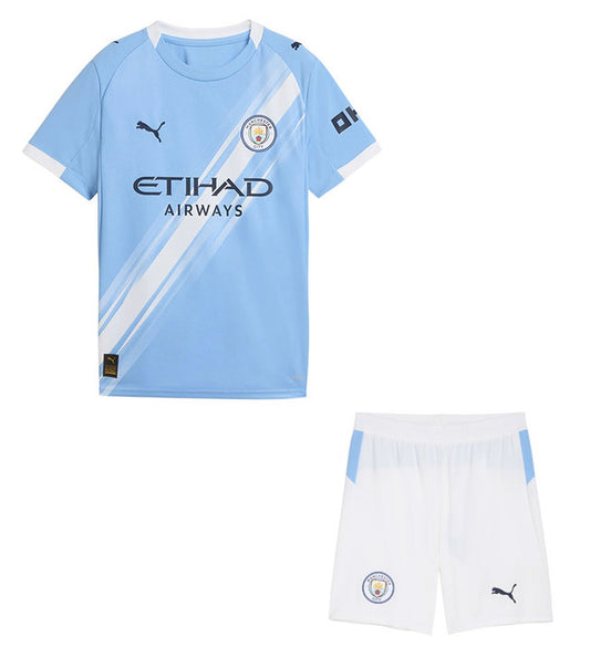 Manchester City 25/26 Kids home kit