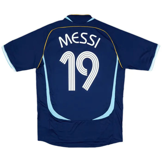 2006 Argentina Away Shirt Messi #19
