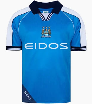Manchester City 2000 Retro Football Shirt